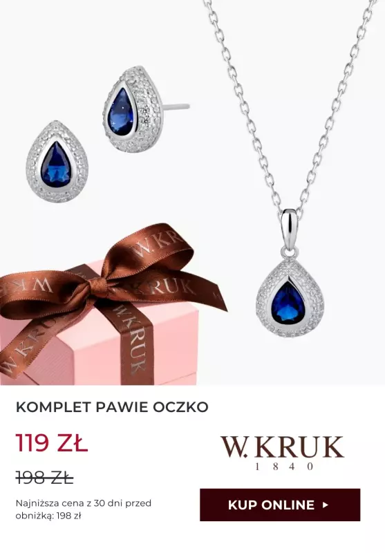 BEST SALE - gazetka promocyjna W.Kruk | Do -40% komplety na Dzień Mamy od środy 30.04 do niedzieli 11.05 - strona 7
