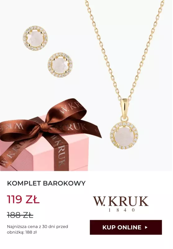 BEST SALE - gazetka promocyjna W.Kruk | Do -40% komplety na Dzień Mamy   - strona 2