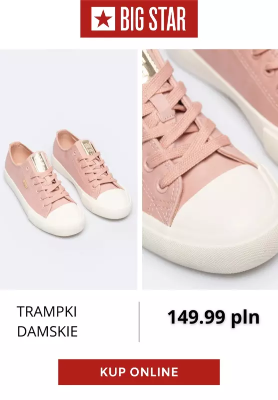 BEST SALE - gazetka promocyjna BIG STAR | -20% na buty przy zakupach od 100 pln! od poniedziałku 05.05 do piątku 09.05 - strona 4