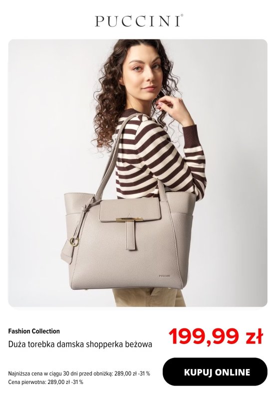 BEST SALE - gazetka promocyjna Puccini | Do -40% na torebki od środy 07.05 do wtorku 13.05 - strona 8