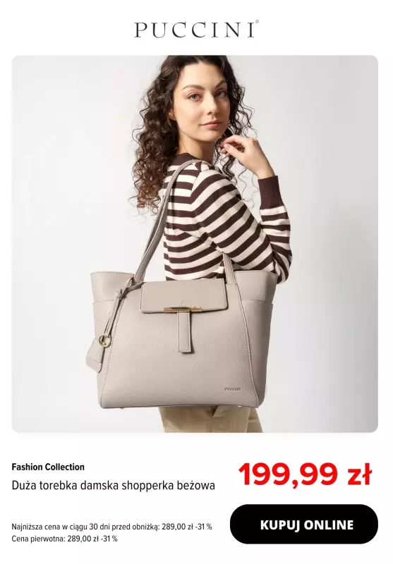 BEST SALE - gazetka promocyjna Puccini | Do -40% na torebki od środy 07.05 do wtorku 13.05 - strona 8