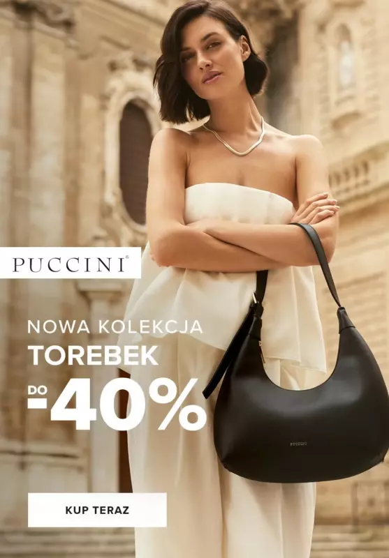 BEST SALE - gazetka promocyjna Puccini | Do -40% na torebki od środy 07.05 do wtorku 13.05