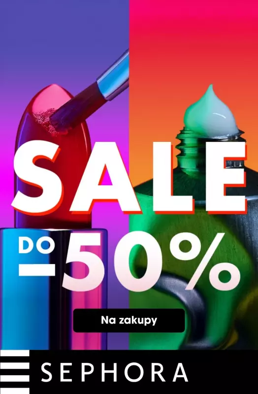 BEST SALE - gazetka promocyjna Sephora | WYPRZEDAŻ do -50% od czwartku 08.05 
