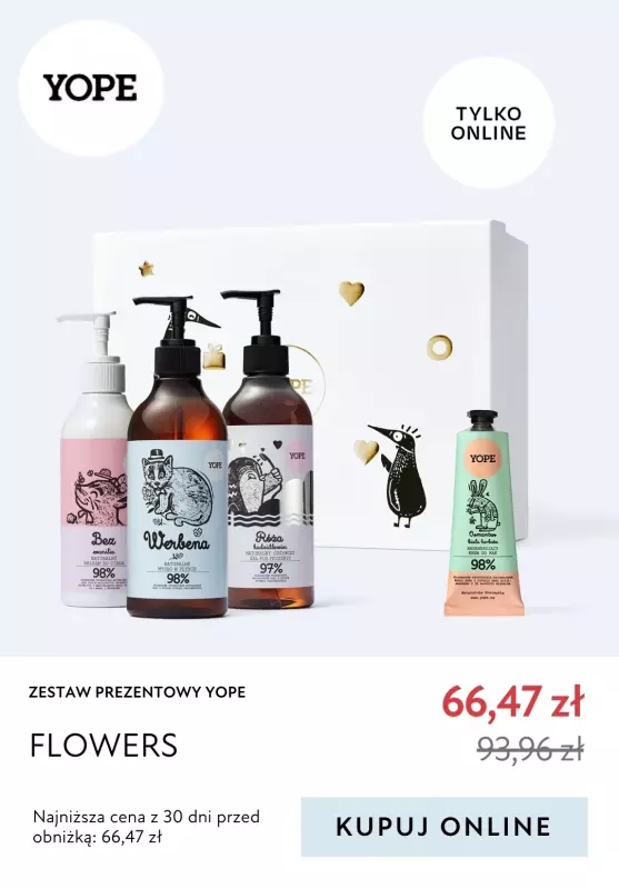 BEST SALE - gazetka promocyjna YOPE | Do -30% na zestawy prezentowe!   - strona 3