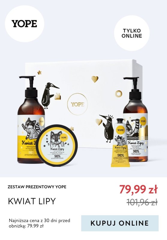 BEST SALE - gazetka promocyjna YOPE | Do -30% na zestawy prezentowe! od piątku 09.05  - strona 5