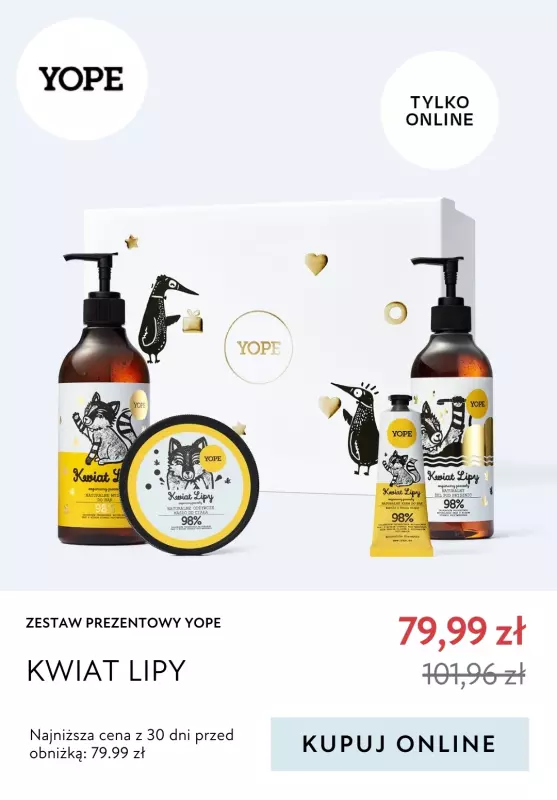 BEST SALE - gazetka promocyjna YOPE | Do -30% na zestawy prezentowe! od piątku 09.05  - strona 5