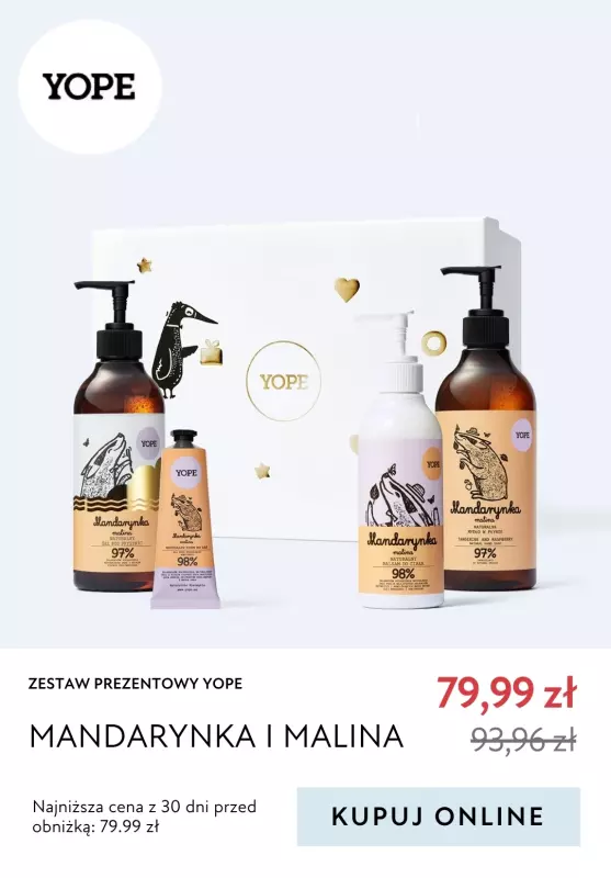 BEST SALE - gazetka promocyjna YOPE | Do -30% na zestawy prezentowe! od piątku 09.05  - strona 4