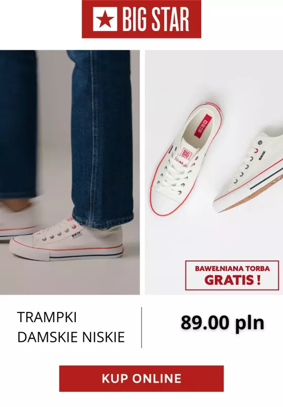 BEST SALE - gazetka promocyjna BIG STAR | Trampki za 89 zł!   - strona 2