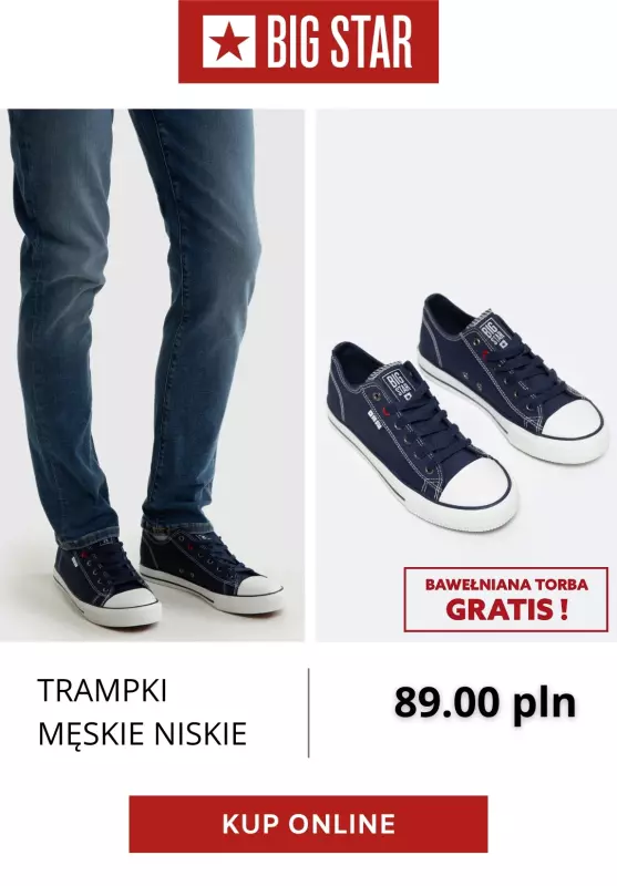 BEST SALE - gazetka promocyjna BIG STAR | Trampki za 89 zł!   - strona 3