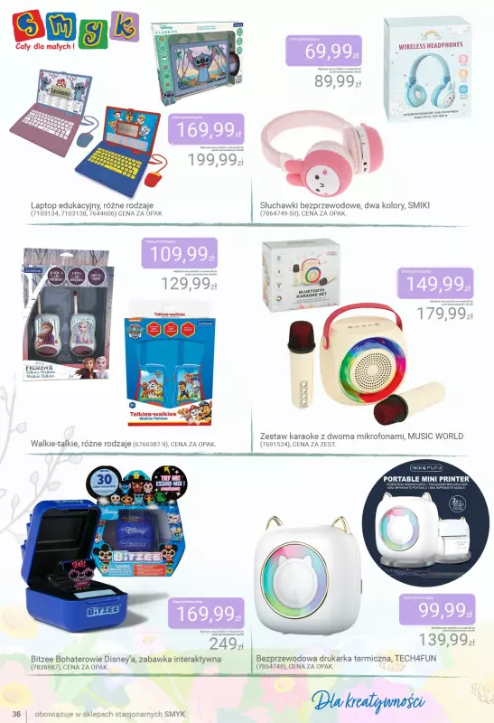 BEST SALE - gazetka promocyjna Smyk | Katalog Dzień Smyków od środy 14.05 do poniedziałku 02.06 - strona 36