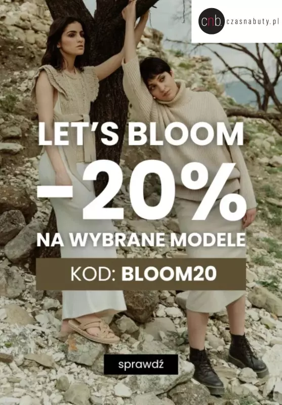 BEST SALE - gazetka promocyjna czasnabuty | -20% na wybrane modele z kodem od środy 14.05 do poniedziałku 19.05