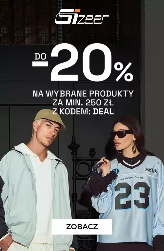BEST SALE - gazetka promocyjna Sizeer | Do -20% na wybrane produkty od piątku 16.05 do środy 21.05