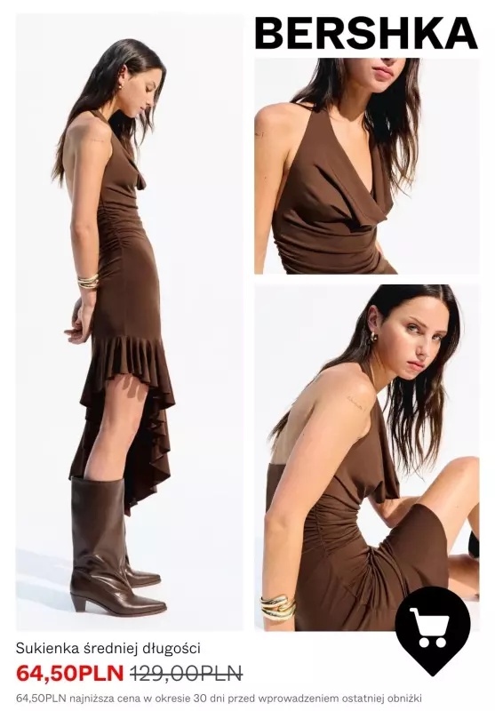 BEST SALE - gazetka promocyjna Bershka | Sukienki z wyprzedaży   - strona 2
