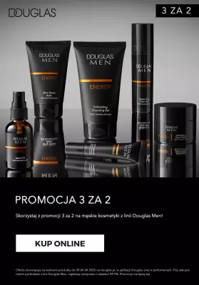 BEST SALE - gazetka promocyjna Douglas | 3 za 2 na kosmetyki z linii Douglas Men!! od wtorku 27.05 do poniedziałku 09.06