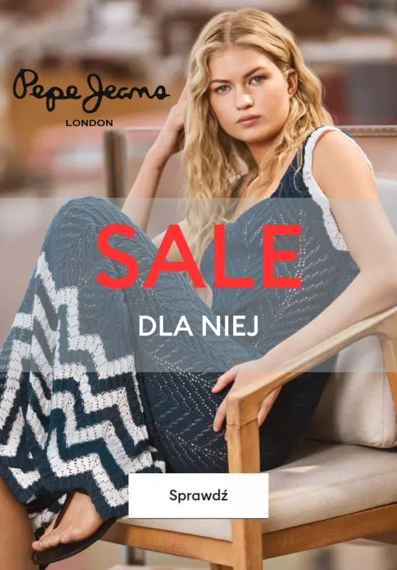 BEST SALE - gazetka promocyjna Pepe Jeans | Wyprzedaż dla niej od środy 28.05 do środy 04.06
