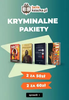 BEST SALE - gazetka promocyjna Tania książka | Kryminalne duety- 2 książki za 50 zł od piątku 06.06 do wtorku 17.06