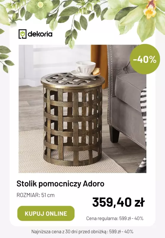 BEST SALE - gazetka promocyjna Dekoria | Meble - PROMOCJE od środy 11.06  - strona 4