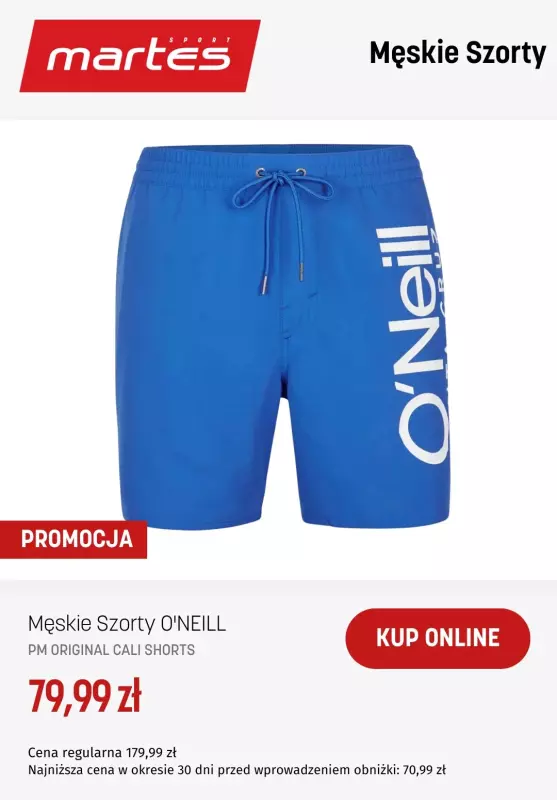 BEST SALE - gazetka promocyjna Martes Sport | Dodatkowe -20% na markę O'Neill   - strona 3