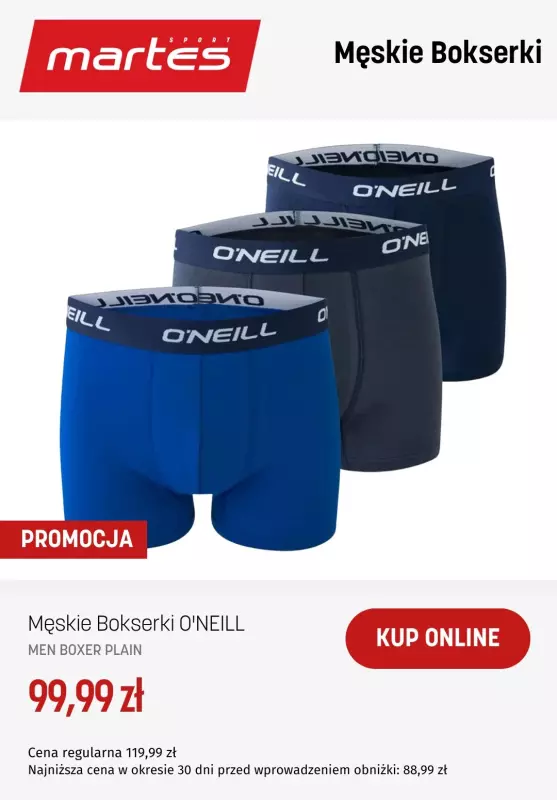 BEST SALE - gazetka promocyjna Martes Sport | Dodatkowe -20% na markę O'Neill   - strona 2
