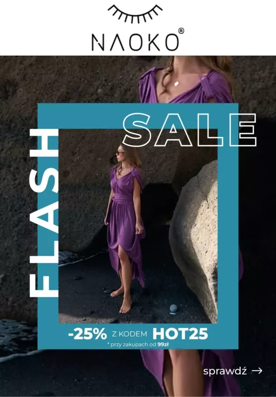 BEST SALE - gazetka promocyjna Naoko | -25% przy zakupach od 99 zł od czwartku 12.06 do niedzieli 15.06