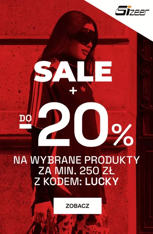 BEST SALE - gazetka promocyjna Sizeer | SALE + do -20% na wybrane produkty od czwartku 12.06 do wtorku 17.06