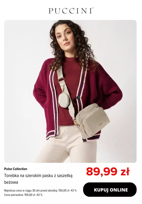BEST SALE - gazetka promocyjna Puccini | Torebki w PROMOCYJNYCH cenach! od piątku 13.06 do czwartku 19.06 - strona 4