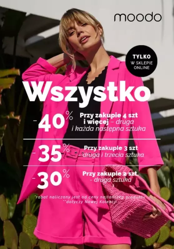 BEST SALE - gazetka promocyjna Moodo | Kupuj więcej, płać mniej! od wtorku 17.06 do poniedziałku 23.06