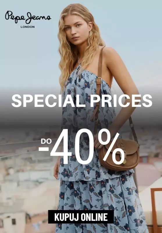 BEST SALE - gazetka promocyjna Pepe Jeans | Do -40% special prices od środy 18.06 