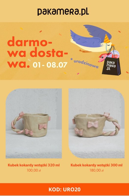 BEST SALE - gazetka promocyjna Pakamera.pl | Darmowa dostawa na urodziny od środy 02.07 do wtorku 08.07