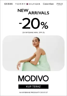 BEST SALE - gazetka promocyjna Modivo | -20% na wybrane produkty przy zakupach za min. 299 zł od piątku 04.07 do poniedziałku 07.07