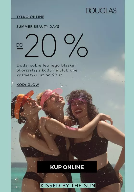 BEST SALE - gazetka promocyjna Douglas | Do -20% na Summer Beauty Days od poniedziałku 14.07 do czwartku 17.07