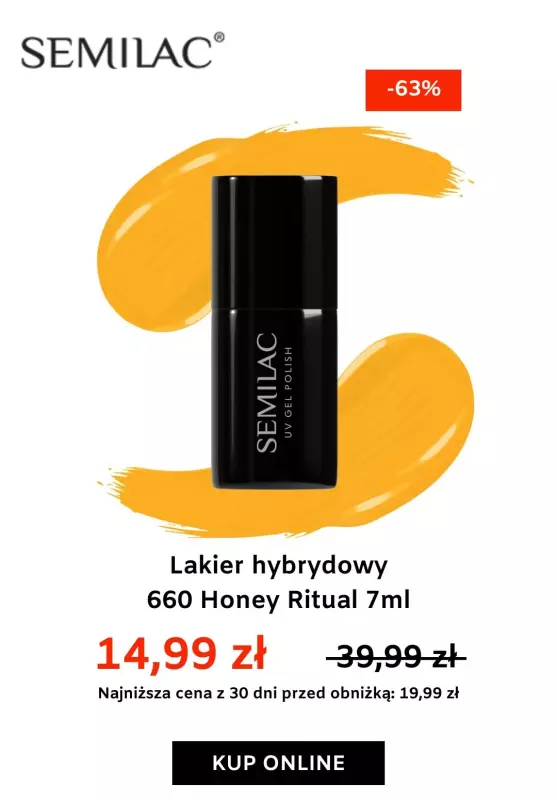 BEST SALE - gazetka promocyjna Semilac | Do -60% na lakiery hybrydowe   - strona 2