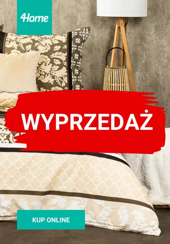 BEST SALE - gazetka promocyjna 4home | Wyprzedaż setek produktów do domu od czwartku 24.07 