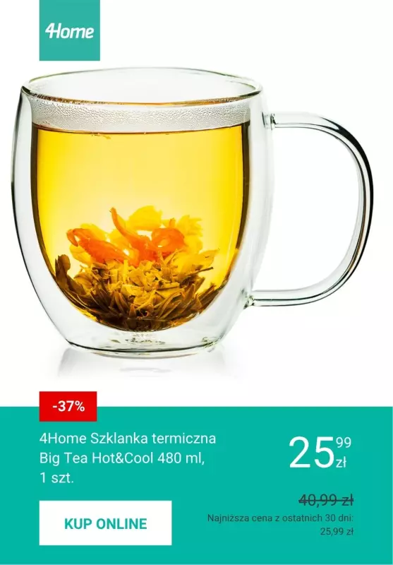BEST SALE - gazetka promocyjna 4home | Wyprzedaż setek produktów do domu od czwartku 24.07  - strona 2