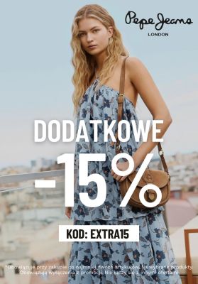 BEST SALE - gazetka promocyjna Pepe Jeans | Dodatkowe -15% z kodem od piątku 08.08 