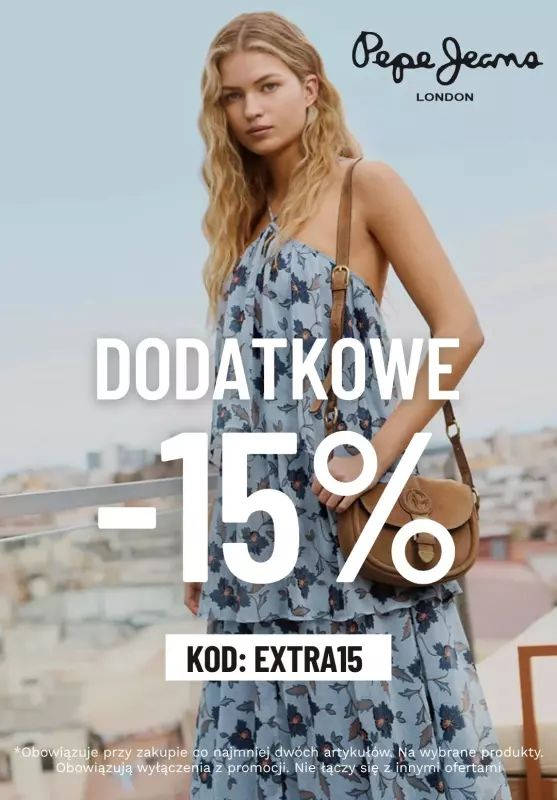 BEST SALE - gazetka promocyjna Pepe Jeans | Dodatkowe -15% z kodem  