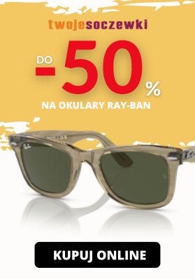 BEST SALE - gazetka promocyjna twojesoczewki | Do -50% na okulary przeciwsłoneczne Ray-Ban od wtorku 12.08 