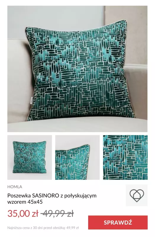 BEST SALE - gazetka promocyjna Homla | Do -70% finał wyprzedaży od środy 03.09  - strona 7