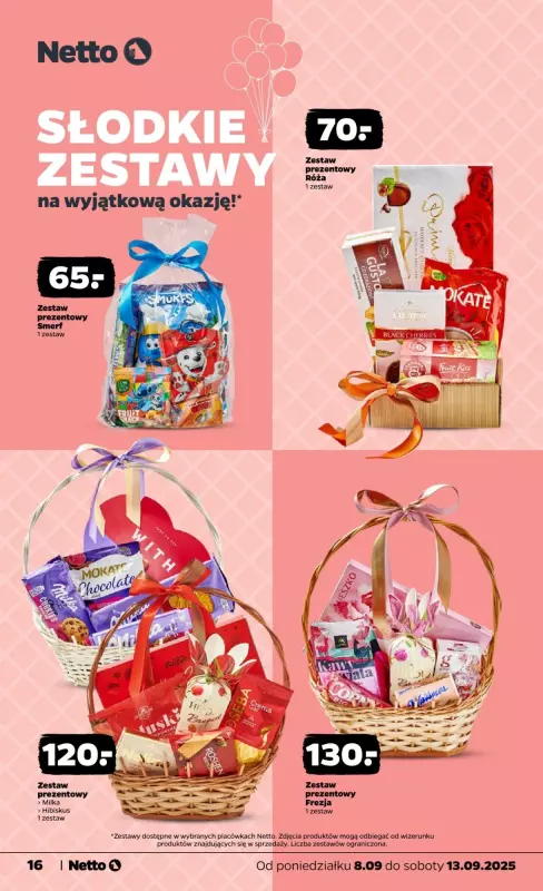 BEST SALE - gazetka promocyjna Netto I Gazetka Spożywcza od poniedziałku 08.09 do soboty 13.09 - strona 16