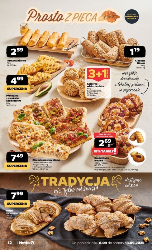 BEST SALE - gazetka promocyjna Netto I Gazetka Spożywcza od poniedziałku 08.09 do soboty 13.09 - strona 12