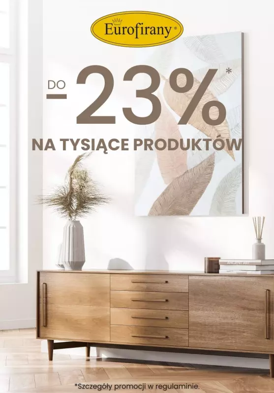 BEST SALE - gazetka promocyjna Eurofirany | Do -23% na tysiące produktów  