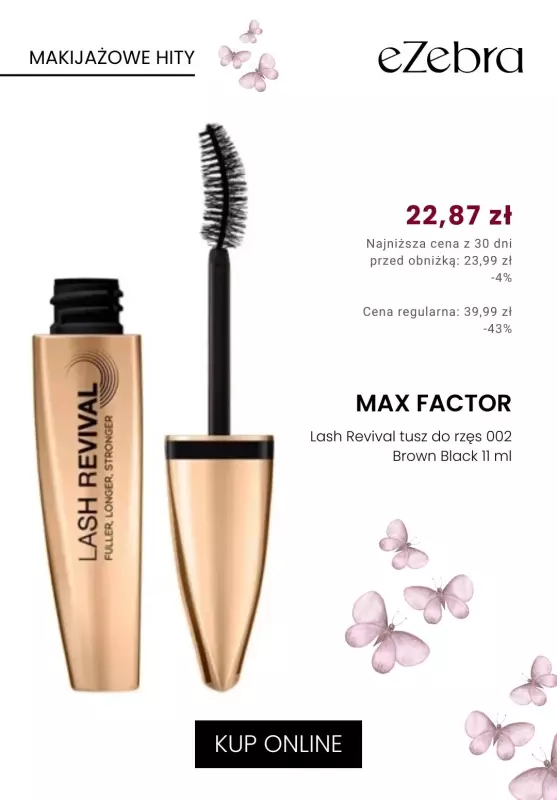 BEST SALE - gazetka promocyjna eZebra | Makijażowe hity w super cenach! od środy 17.09  - strona 9
