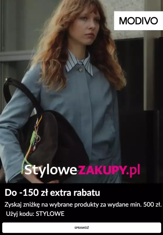 BEST SALE - gazetka promocyjna Modivo | Do -150 zł rabatu na wybrane produkty od piątku 26.09 do środy 01.10