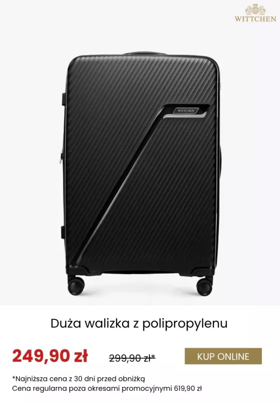 BEST SALE - gazetka promocyjna Wittchen | Dodatkowe -30% na walizki   - strona 3