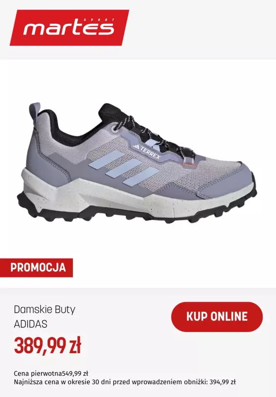BEST SALE - gazetka promocyjna Martes Sport | -20% na drugi, oznaczony kodem produkt   - strona 3