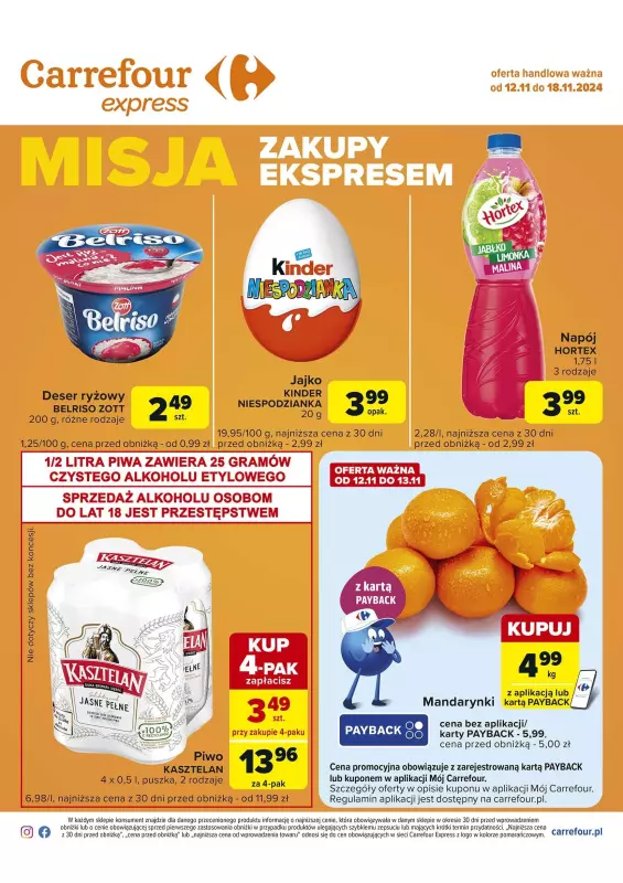 Carrefour Express - gazetka promocyjna Gazetka Carrefour Express od wtorku 12.11 do poniedziałku 18.11 - strona 2