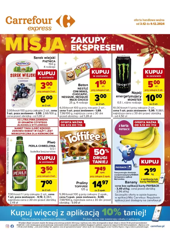 Carrefour Express - gazetka promocyjna Gazetka Carrefour Express od wtorku 03.12 do poniedziałku 09.12