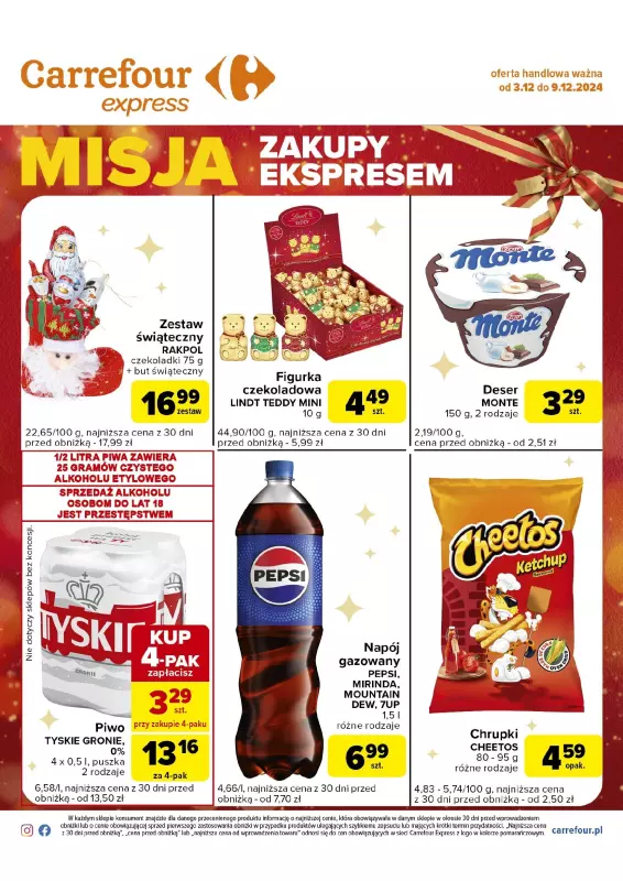 Carrefour Express - gazetka promocyjna Gazetka Carrefour Express od wtorku 03.12 do poniedziałku 09.12 - strona 2