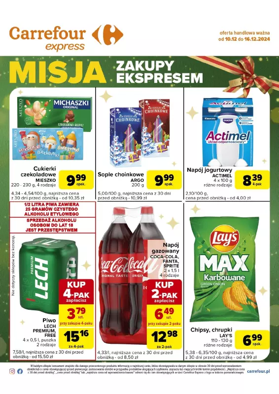 Carrefour Express - gazetka promocyjna Gazetka Carrefour Express od wtorku 10.12 do poniedziałku 16.12 - strona 2