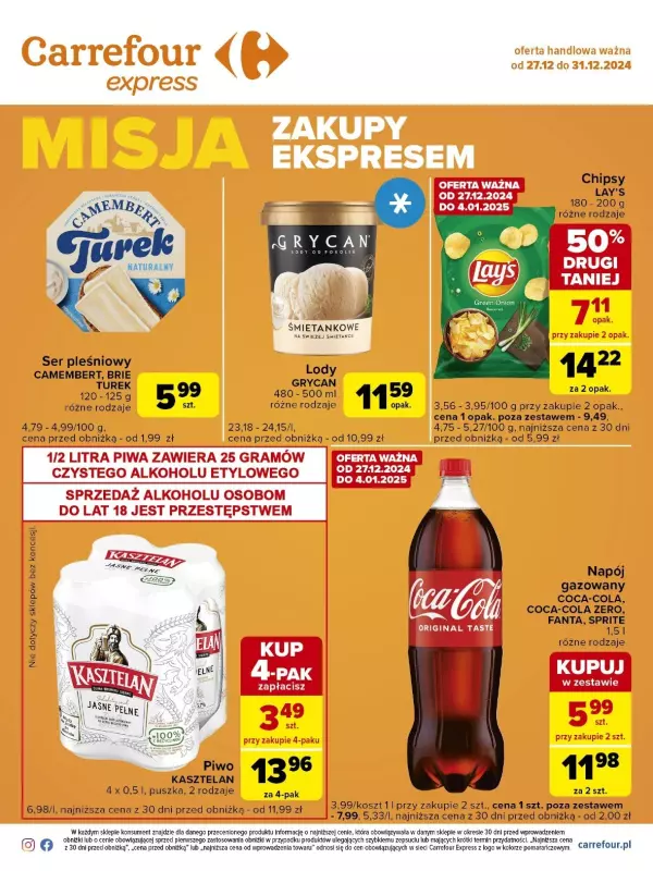 Carrefour Express - gazetka promocyjna Gazetka Carrefour Express od piątku 27.12 do wtorku 31.12 - strona 2